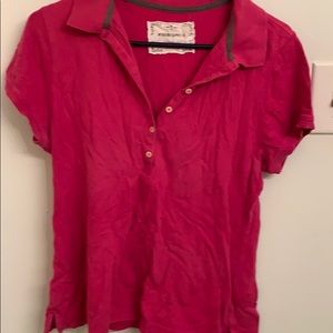 Pink polo shirt